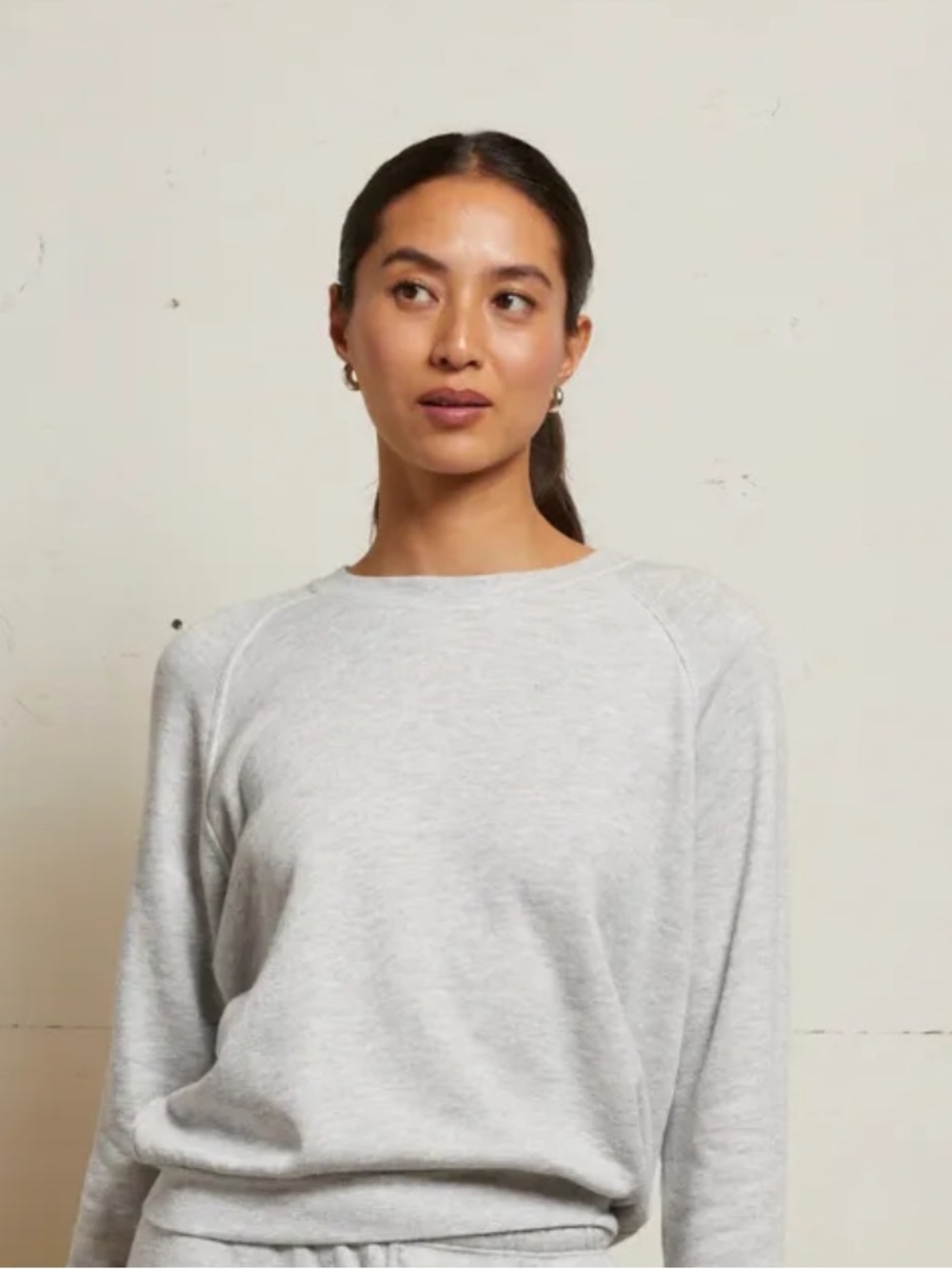 Light Gray Cozy Sweatshirt from perfectwhitetee